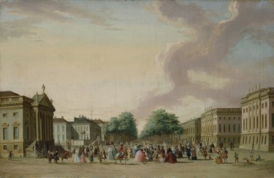 Unter den Linden, Berlín, 1770 de Karl Friedrich Fechhelm